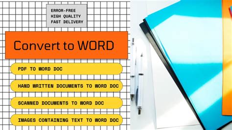 Convert Your Pdfs Pictures Scanned Documents Handwritten Docs To