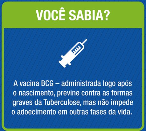 Todas as maternidades terão aplicação da BCG Agência Brasília