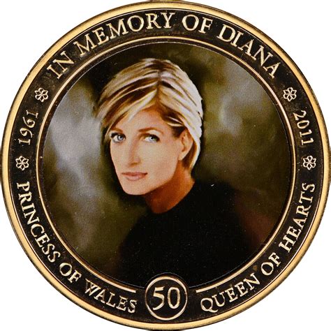 1 Dollar Elizabeth II Princess Diana Of Wales Cookinseln Numista