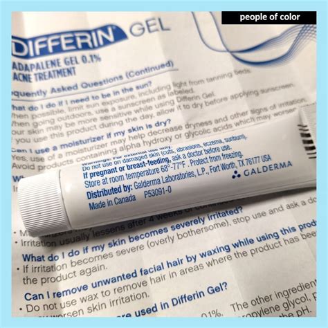 Differin Adapalene Gel For Acne Topical Retinoid Us Beauty