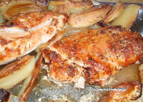 Docemaisoumenos Peito De Frango Batatinhas No Forno Alecrim