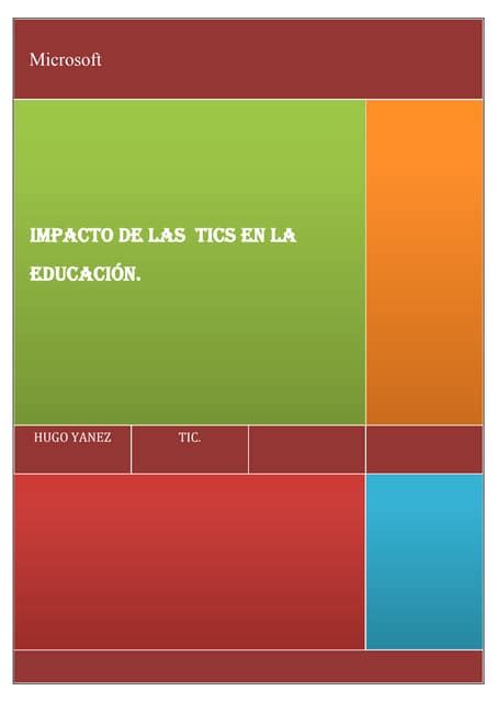 Impacto De Los Tics 1 Pdf