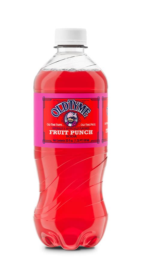 Old Tyme Fruit Punch Soda 20 Oz591 Ml Buy Now Save