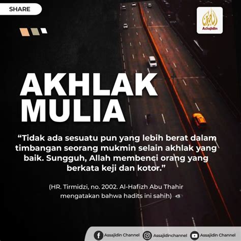 Doa Memohon Akhlak Yang Mulia Assajidin