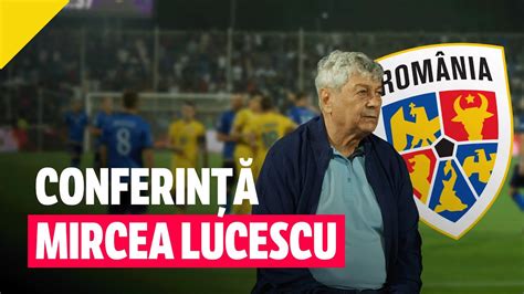 Conferință de presă Mircea Lucescu după victoria României împotriva