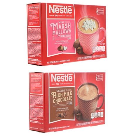 Nestle Hot Cocoa Mix Rich Milk Chocolate Flavor 6 Packets 20 2 G Shopee Malaysia