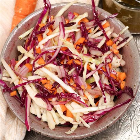 Vinegar Coleslaw For One One Dish Kitchen