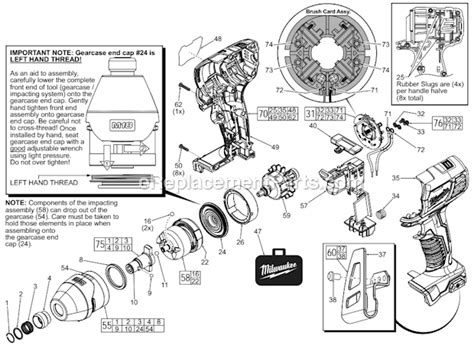 Milwaukee 2656 20 Parts List And Diagram