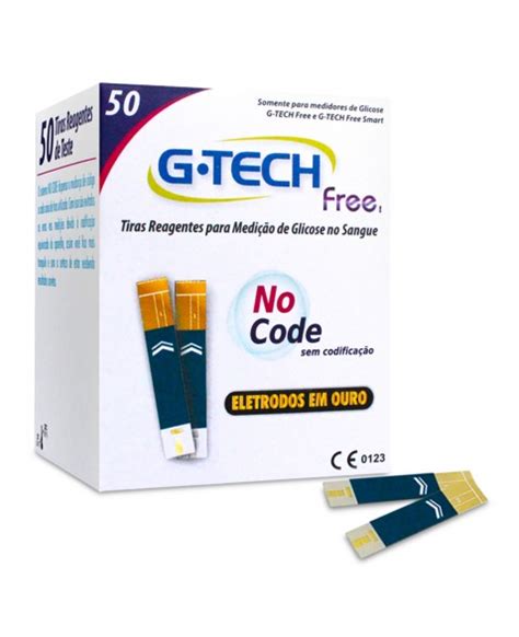 Tira Reagente G Tech Free Para Medir Glicose Vetshop