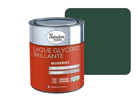 Theodore Tp Glycéro Brillant 25l Vert Foncé Ads79 Par Bouchard Peintures