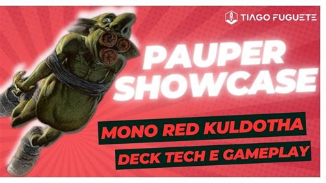 Pauper Showcase Mono Red Kuldotha Deck Tech Rodadas E Youtube