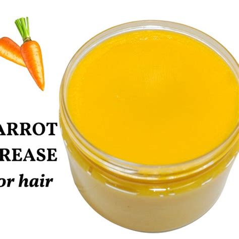 Wholesale Carrot Grease Hair Treatment Hair Growth Pomade Balm Made With 100 Fresh Organic