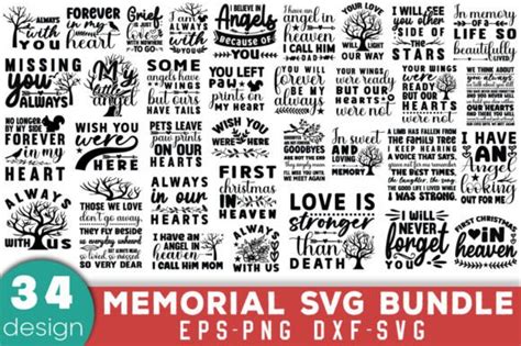 Memorial Svg Bundle Graphic By Dollarsmart Creative Fabrica