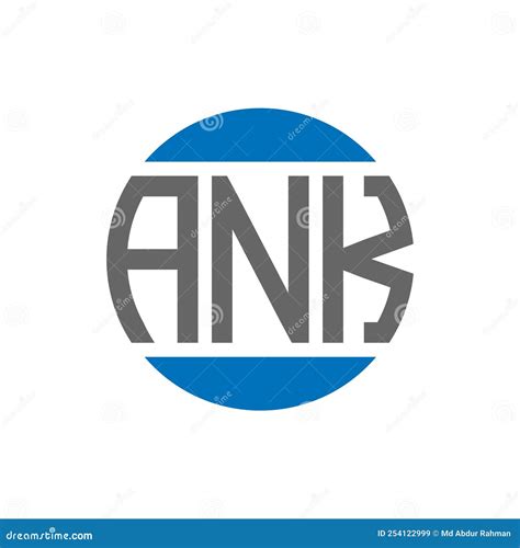 Ank Letter Logo Design On White Background Ank Creative Initials