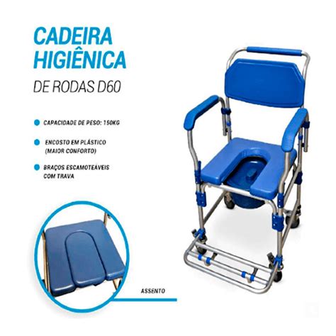 Cadeira Para Higienizacao D Em Aluminio Dellamed E Cir Rgica I