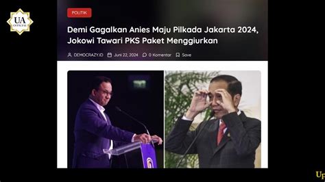 Strategi KIM Jegal Anies PKS Dikasih Gula Gula Biar Lupa Tapi