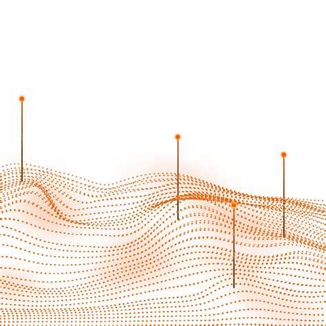 오렌지 포인트 라인 일러스트 네트워크 조명 효과 추상 양자 양자 배경 레이 라인 배경 등고선 Png 일러스트 및 Psd