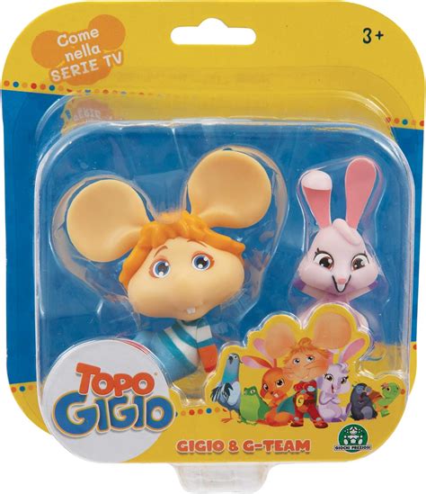 Grandi Giochi Topo Gigio Mini Gigio G Team 2 Personnages Amazon