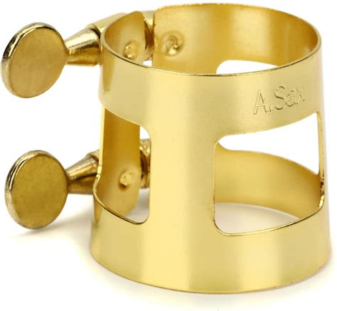 Band Stand Tr9334g Alto Saxophone Ligature Gold Lacquered Reverb