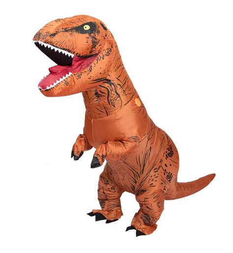 Disfraz Inflable De Dinosaurio T Rex Para Adultos Color Cafe Coppel