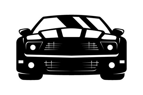 A black and white car icon on a white background 34349539 Vector Art at ...