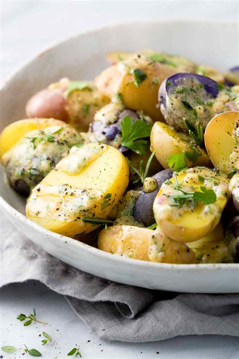 Fingerling Potatoes With Lemon Herb Dressing Jessica Gavin