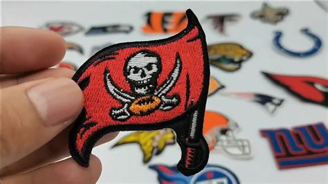 Global Quality Soccer NFL Patch Sports Embroidery Iron On Patch