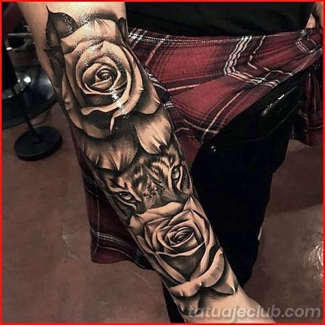 Tatuajes De Rosa En El Brazo Para Hombres Tatuajeclub