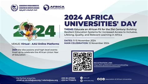 PRESS RELEASE: 2024 Africa Universities’ Day Celebrations – AAU Blog