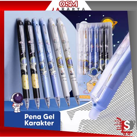 Jual Osm Jkt S Pena Gel Karakter Pena Aesthetic Edition Kartun