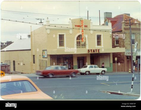 State Cinema façade - Elizabeth St, Hobart (1974 Stock Photo - Alamy