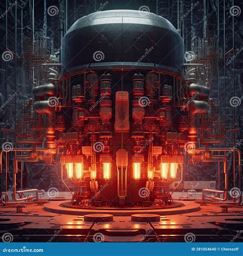 The Nuclear Reactor of the Future Stock Photo - Image of electricity ...