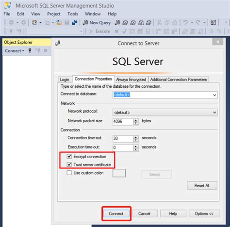 Connecting To Sql Server Using Ssms Gitbook