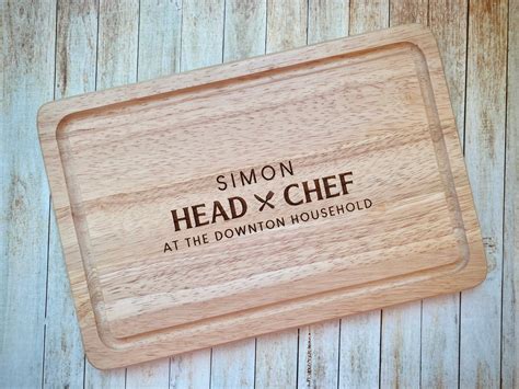 Personalised Chopping Board, Wooden Engraved Board, Cutting Board ...