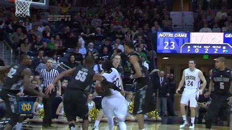 Irish Fall To Georgetown Notre Dame Mens Basketball Notre Dame