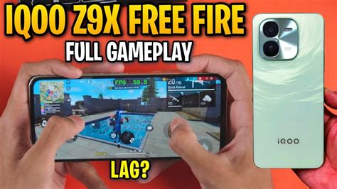 IQOO Z9X 5G FREE FIRE TEST IQOO Z9X 5G FREE FIRE GAMEPLAY YouTube