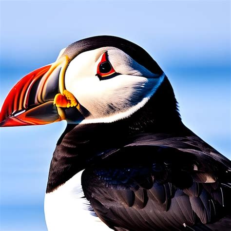 Premium AI Image Atlantic Puffin