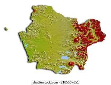 La Araucania Araucania Region Chile Map Stock Illustration 2185537651 ...