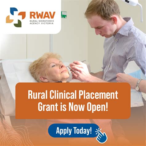 The Rural Clinical Placement Grant Is Now Accepting Applications RWAV