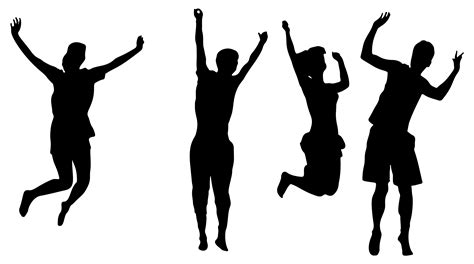 Jumping For Joy Silhouette