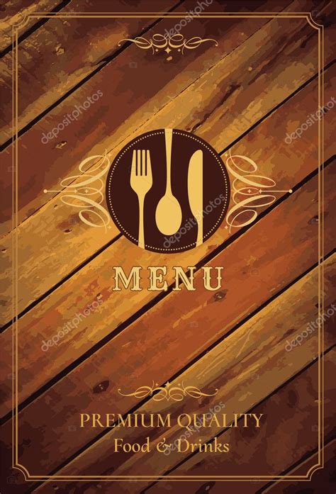 Restaurant Menu Card Design Stock Vector By ©arrtfoto 126124120