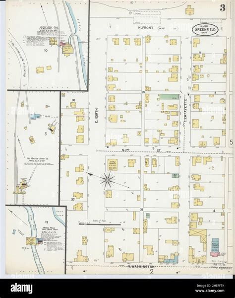 Map of greenfield ohio hi-res stock photography and images - Alamy