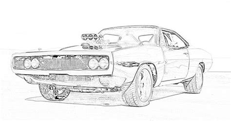 Fast Furious Coloring Pages