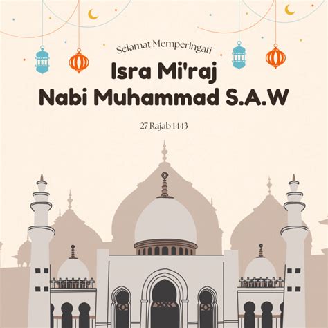 Isra Miraj Nabi Muhammad Saw 1443 H