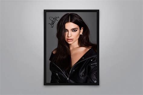 Dua Lipa - Signed Poster + COA – Poster Memorabilia