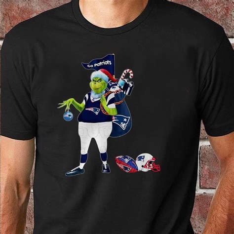 Santa Grinch Go New England Patriots T Shirt Unisex Shirt Longsleeve