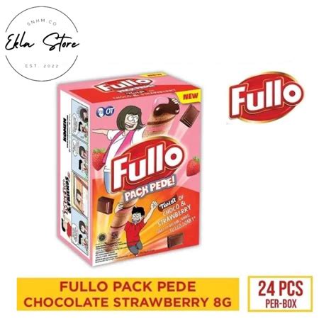 Jual Fullo Coklat Strawberry Wafer Stick Gr Box Shopee Indonesia