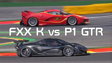 Video: McLaren P1 GTR vs Ferrari FXX K Sound Comparison - GTspirit