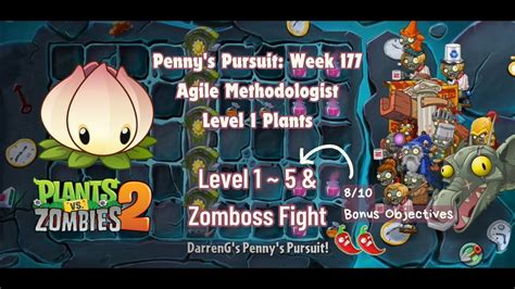 Pvz Penny S Pursuit Power Lily Week Walkthrough Zomboss