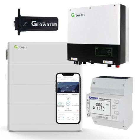 Growatt SPH6000TL3 BH UP 6kW Hybrid Wechselrichter 7 6kWh Hochvolt